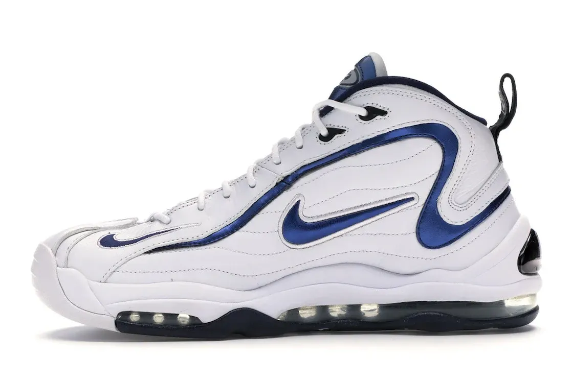 Фото № 3 с приближением к товару «‎Nike Air Total Max Uptempo White Midnight Navy (2009)»