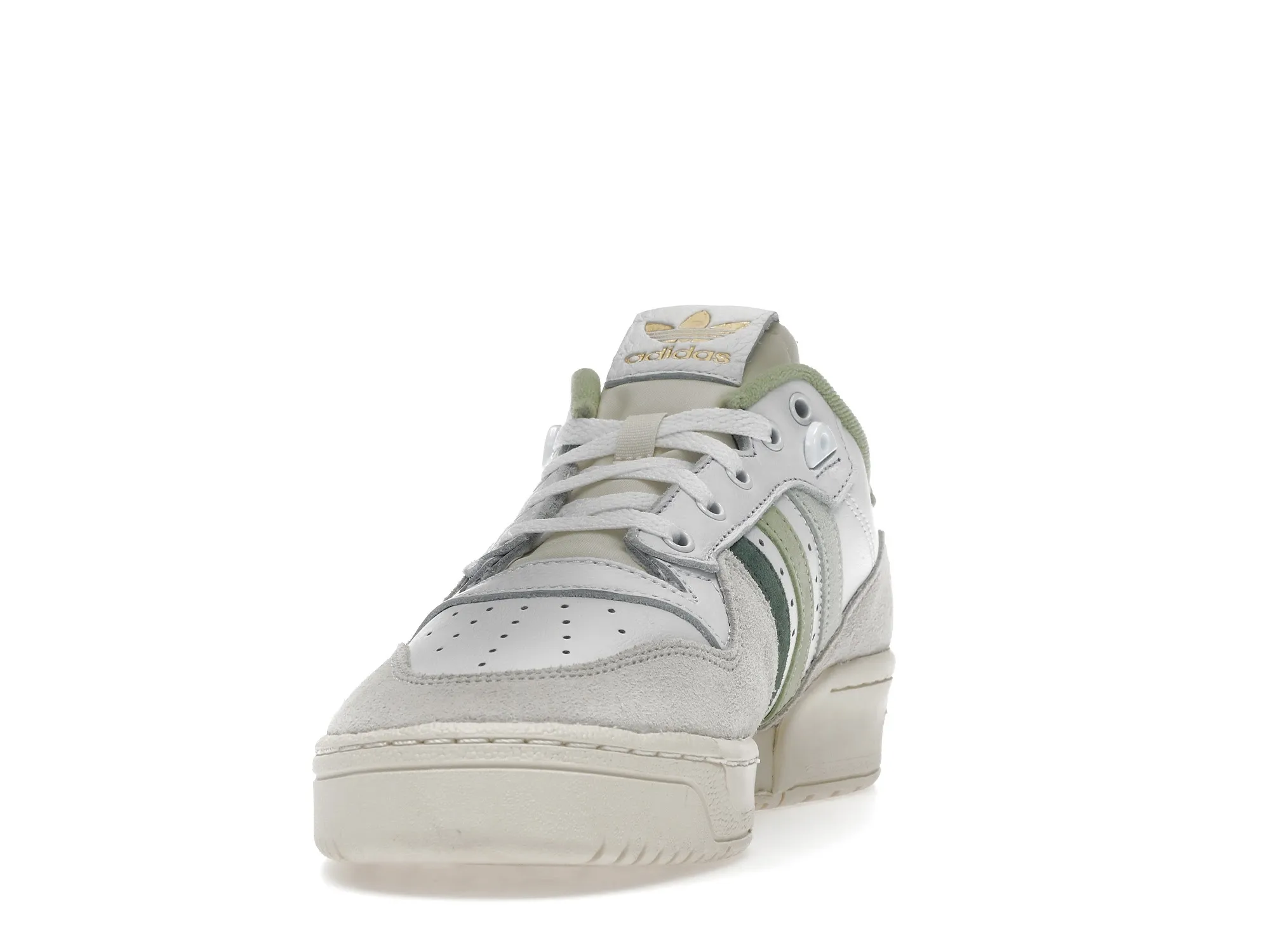Фото № 2 с приближением к товару «‎adidas Rivalry Low Footwear White Linen Green»