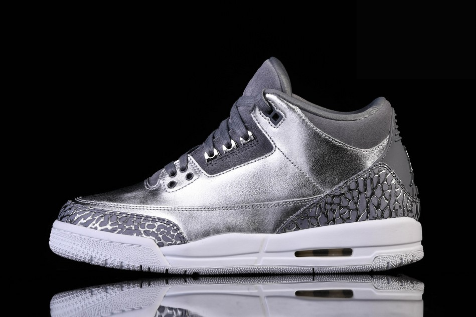 Фото № 2 с приближением к товару «‎Nike Air Jordan 3 Retro Prem HC Chrome »
