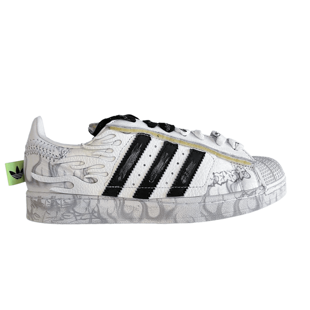 Hellstar x adidas Superstar 2 White Flame