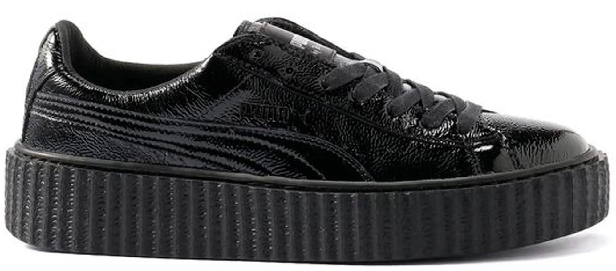 Фото № 1 с приближением к товару «‎Puma Creeper Rihanna Fenty Cracked Leather Black»
