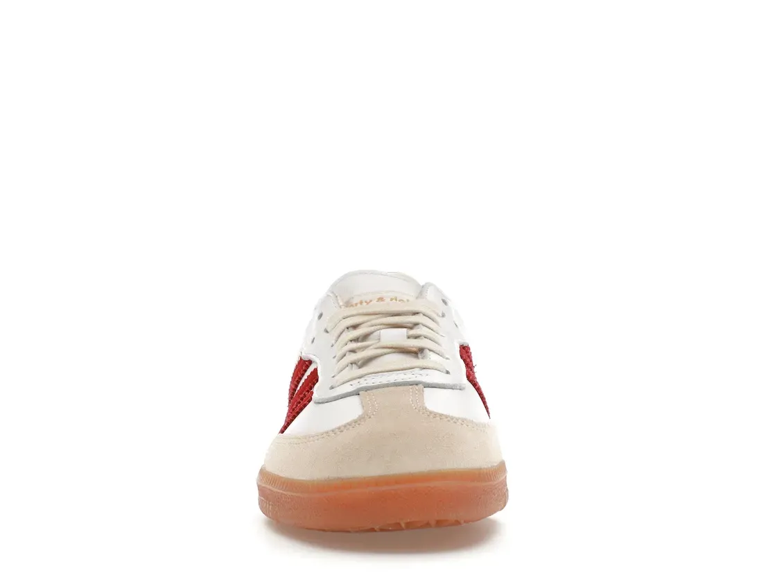 Фото № 2 с приближением к товару «‎adidas Samba Sporty & Rich White Collegiate Burgundy»