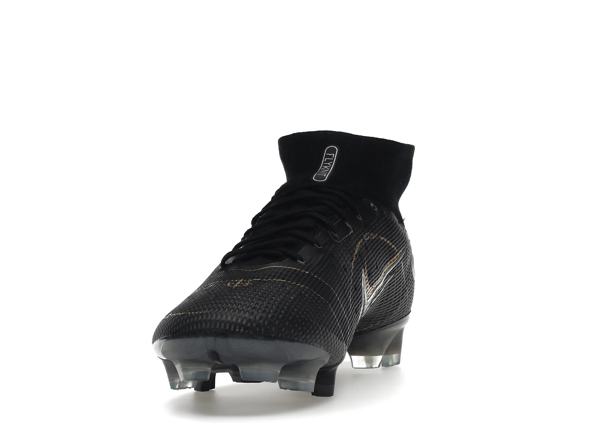 Фото № 2 с приближением к товару «‎Nike Mercurial Superfly 8 FG Black Metallic Silver Gold»
