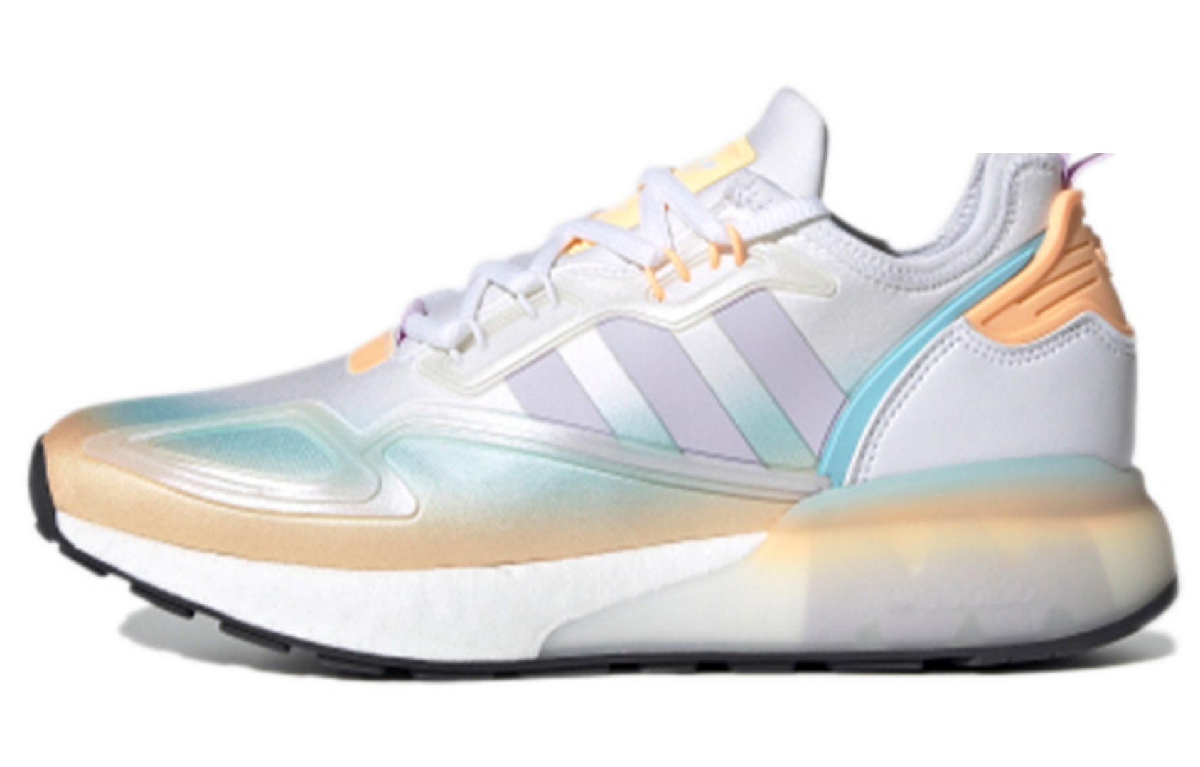 Фото № 1 с приближением к товару «‎adidas originals ZX 2K Boost Wmns Shoes PurpleWhite»