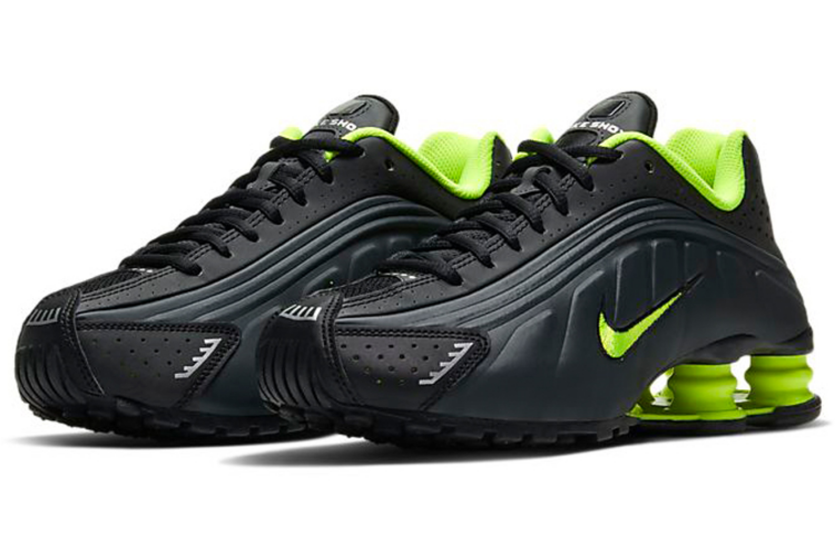 Фото № 3 с приближением к товару «‎Nike Shox R4 GS 'Black Volt'»