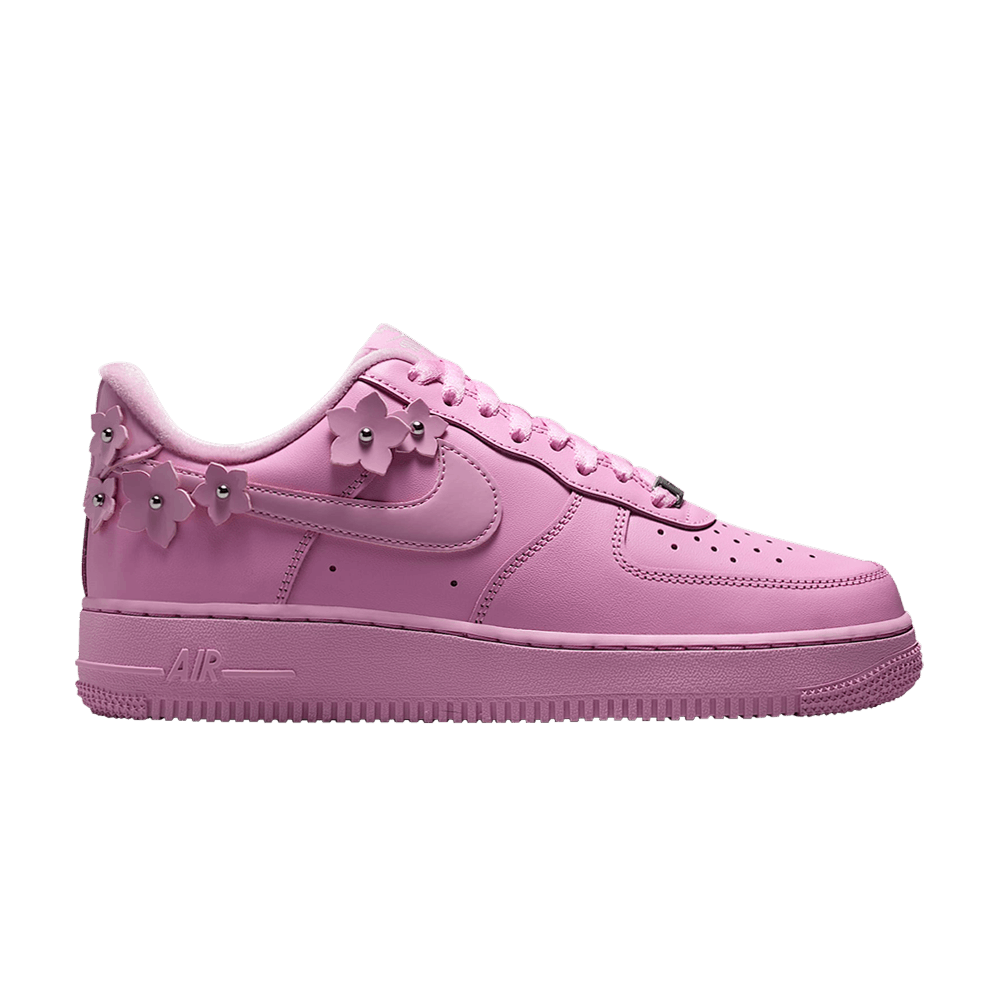 Nike Women's Air Force 1 07 Pink Foam Metallic Silver