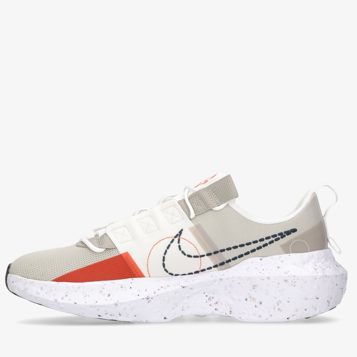 Фото № 2 с приближением к товару «‎Nike Crater Impact Sneakers WhiteGreyOrange»