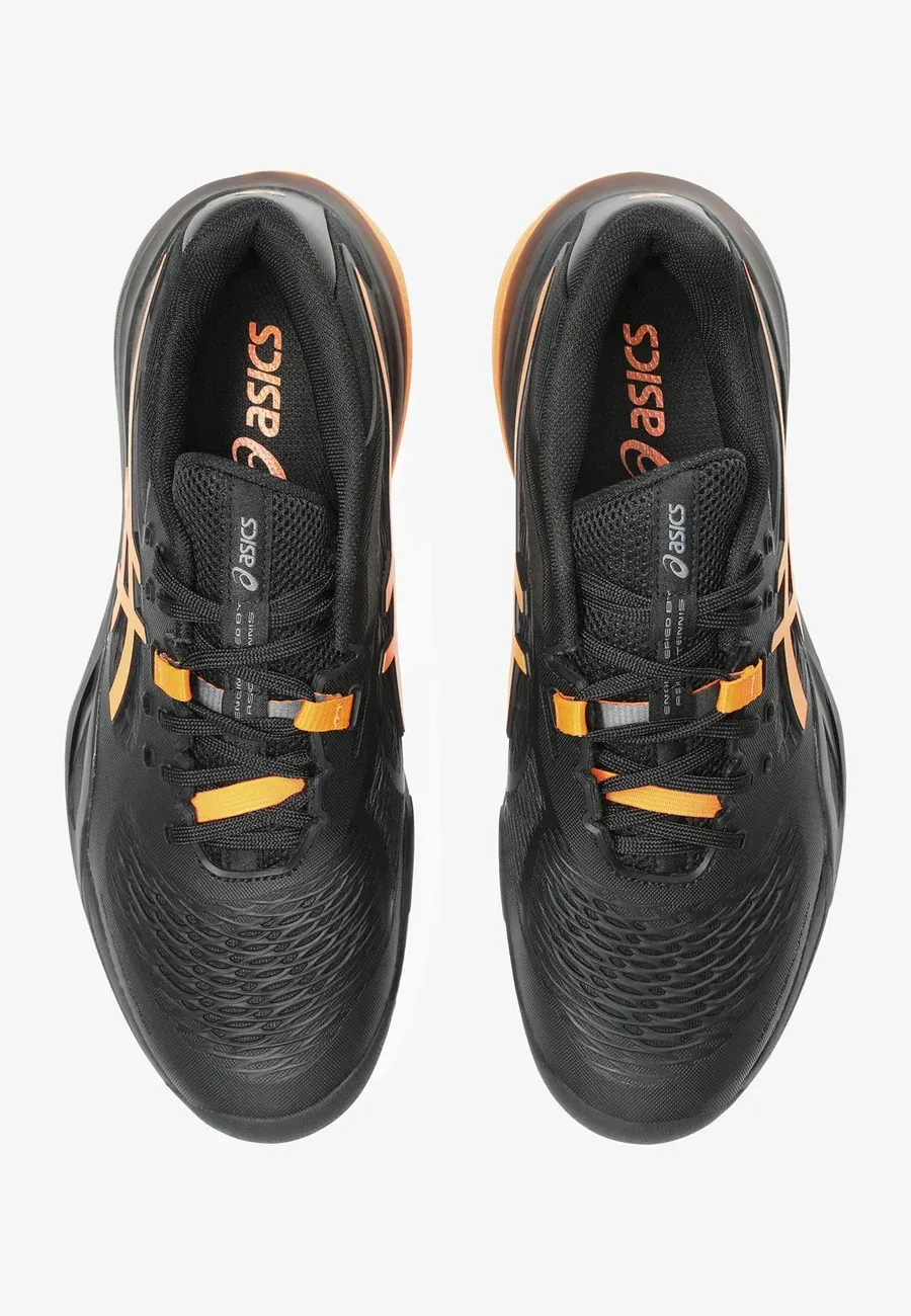 Фото № 3 с приближением к товару «‎GEL-RESOLUTION X CLAY CLAY COURT TENNIS SHOES BLACK SHOCKING ORANGE»