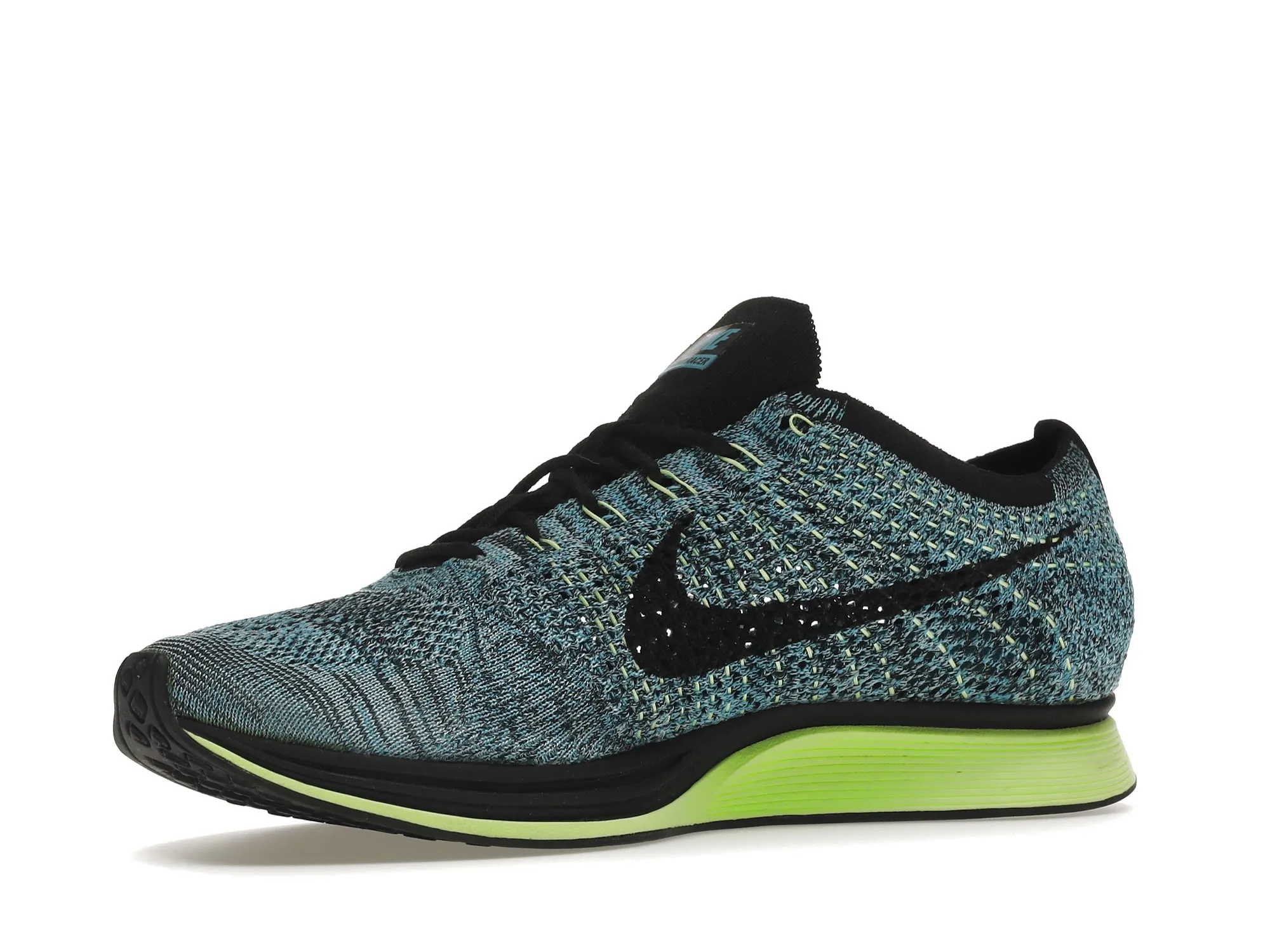 Фото № 4 с приближением к товару «‎Nike Flyknit Racer Blue Gecko»