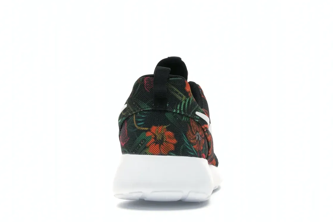 Фото № 4 с приближением к товару «‎Nike Roshe Run Floral Print Total Orange»