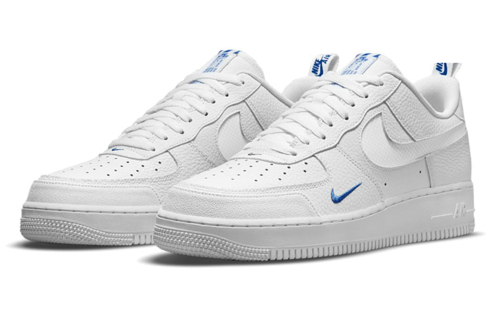 Фото № 3 с приближением к товару «‎Nike Air Force 1 Low "Reflective Swoosh" WhiteBlue»