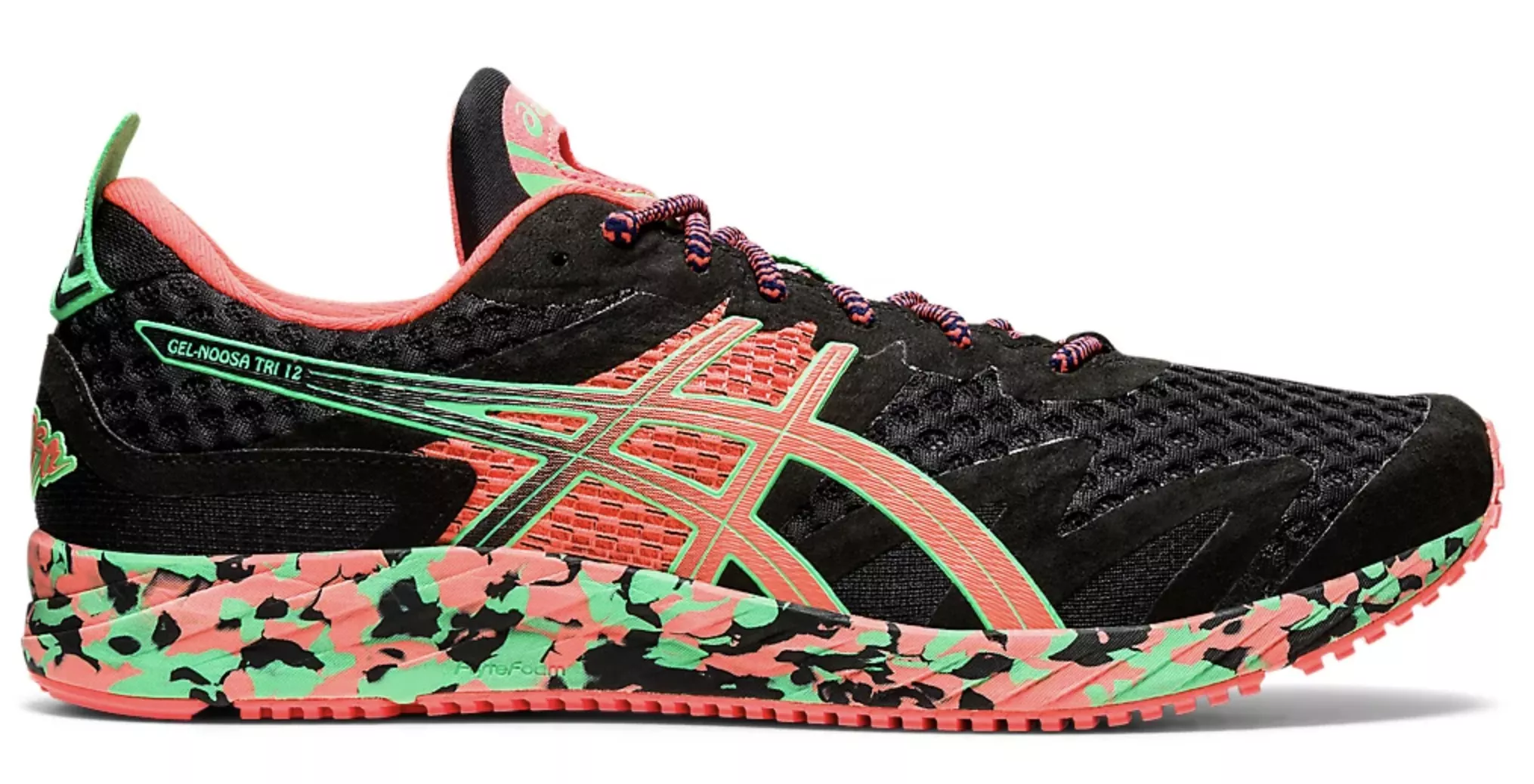 Фото № 1 с приближением к товару «‎ASICS Gel-Noosa Tri 12 Camo Black Coral»