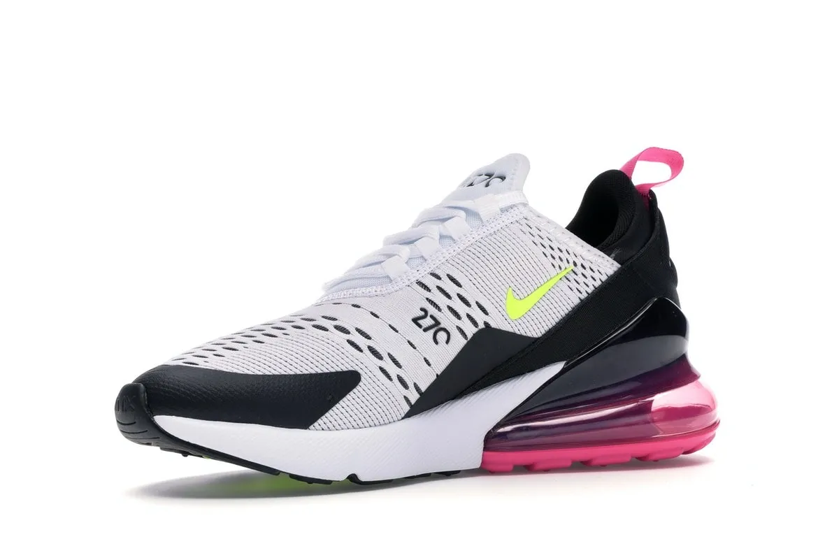 Фото № 3 с приближением к товару «‎Nike Air Max 270 White Black Laser Fuchsia Volt »