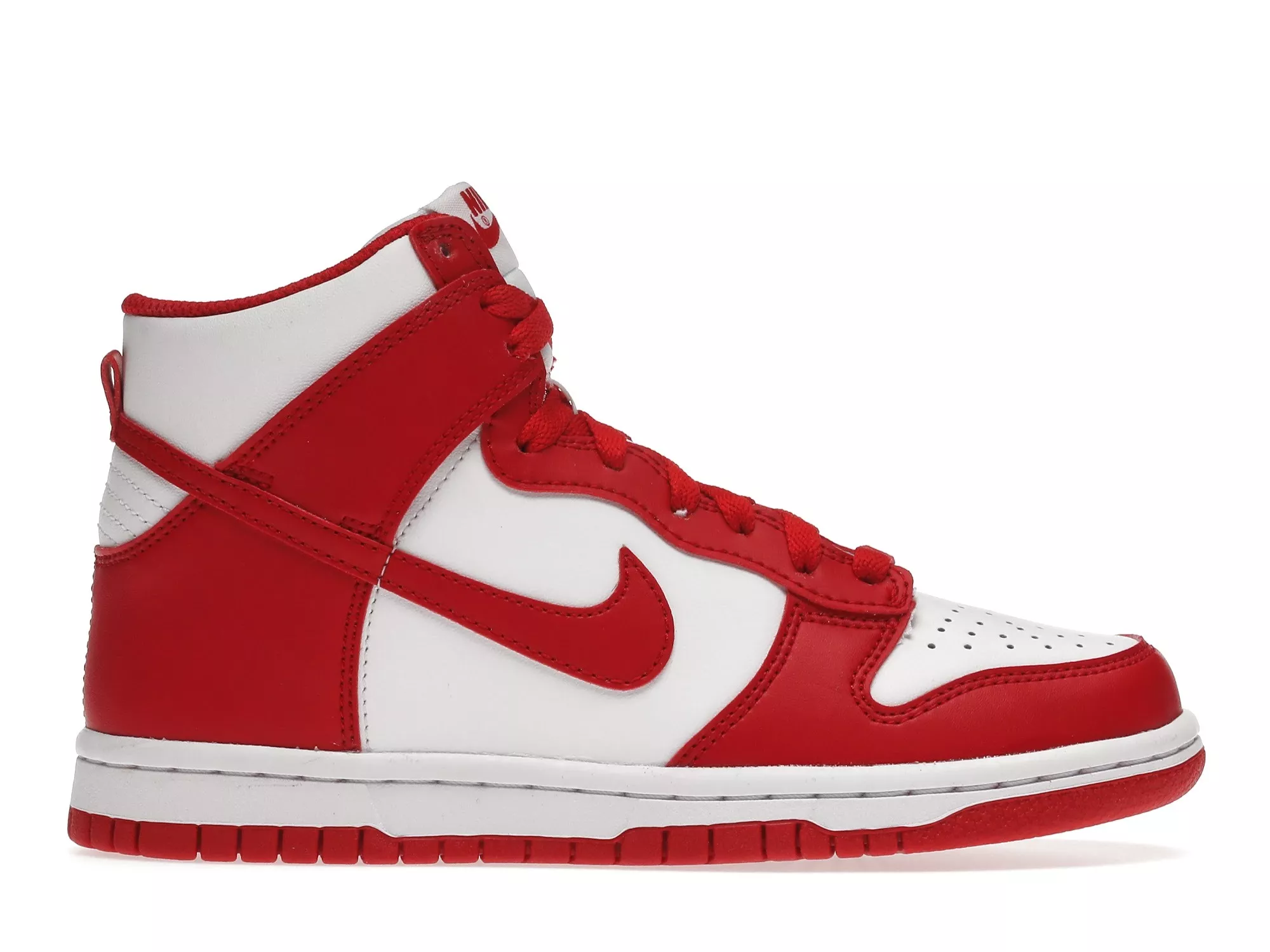 Фото № 1 с приближением к товару «‎Nike Dunk High Championship White Red »