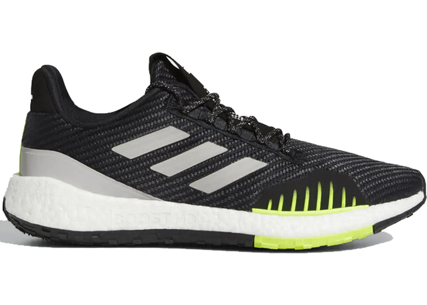 Фото № 1 с приближением к товару «‎adidas Pulseboost HD Winter Black Grey Solar Yellow»