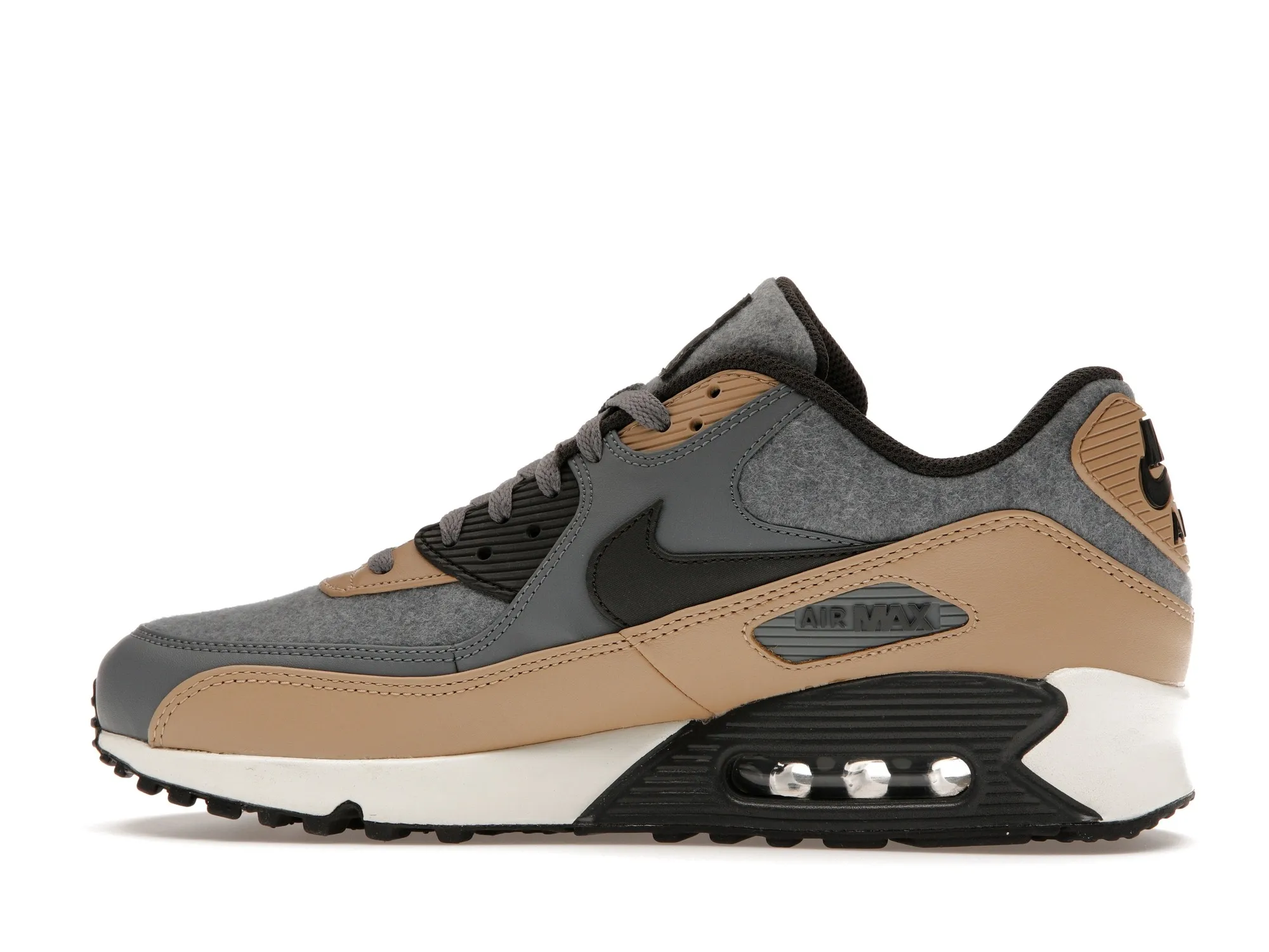 Фото № 6 с приближением к товару «‎Nike Air Max 90 Wool Cool Grey Mushroom»