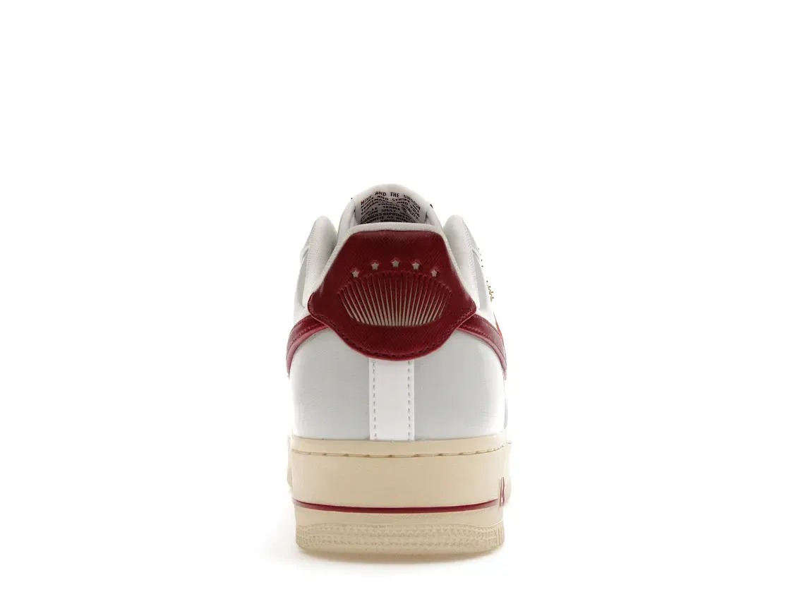 Фото № 4 с приближением к товару «‎Nike Air Force 1 Low '07 SE Just Do It Photon Dust Team Red »