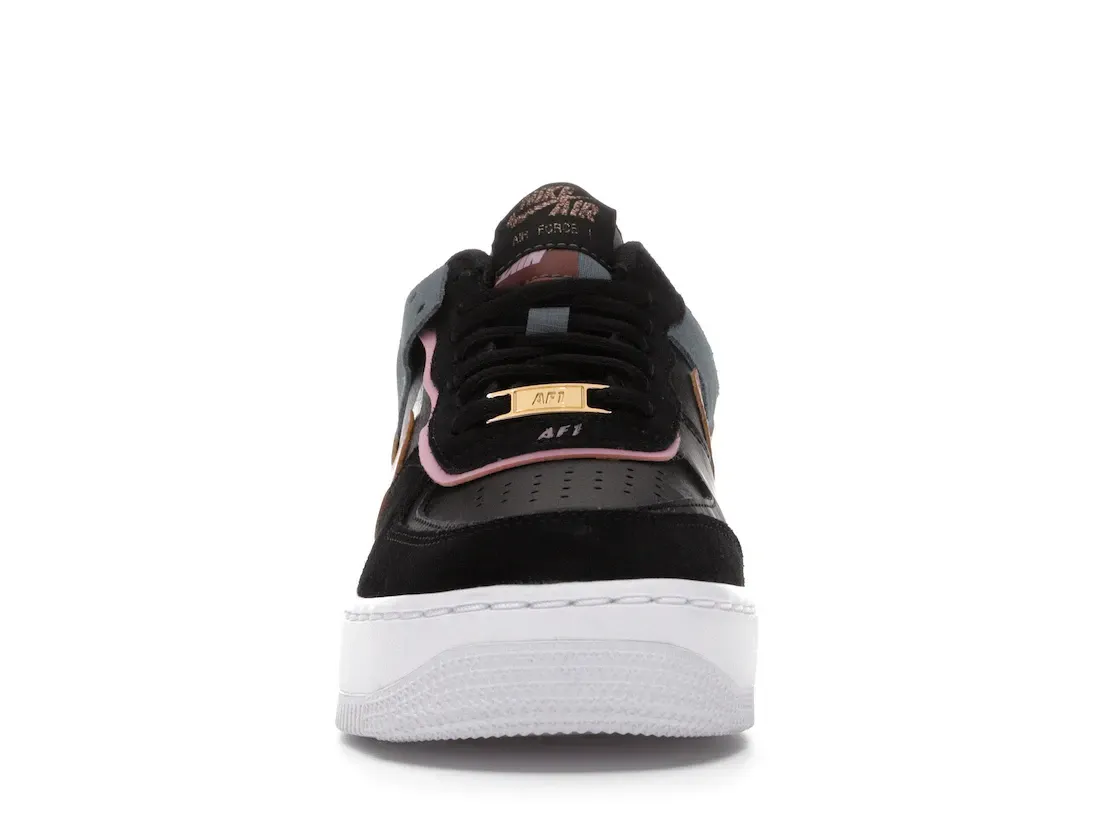 Фото № 2 с приближением к товару «‎Nike Air Force 1 Low Shadow Black Light Arctic Pink Claystone Red »