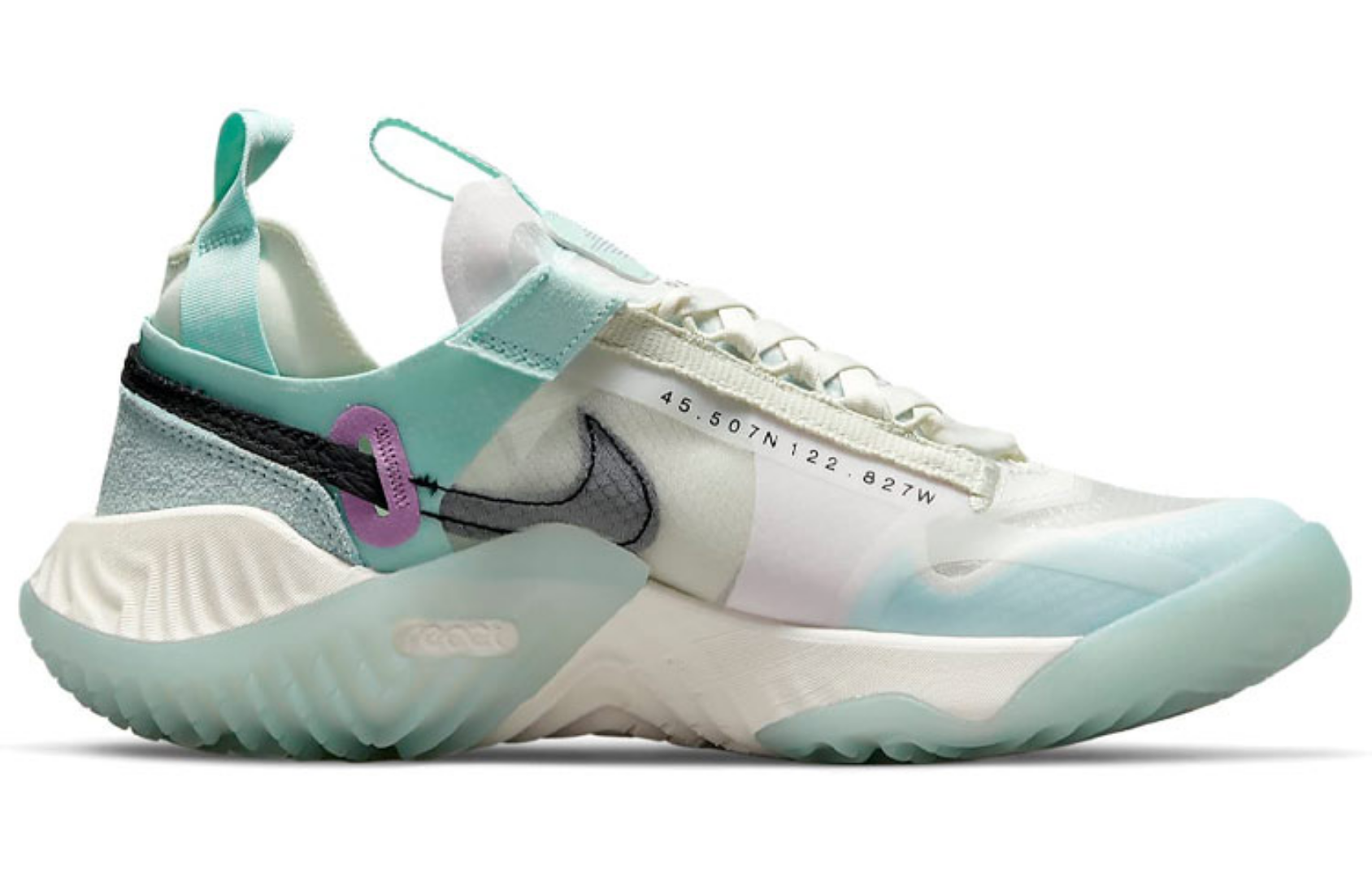 Фото № 2 с приближением к товару «‎Nike Air Jordan Delta Breathe Running Shoes GreyGreen»