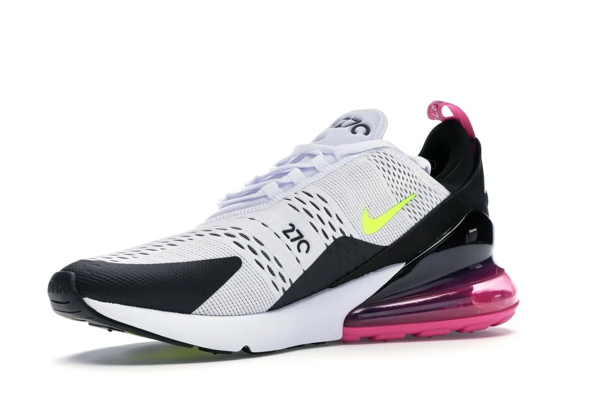 Фото № 4 с приближением к товару «‎Nike Air Max 270 White Black Fuchsia Volt»