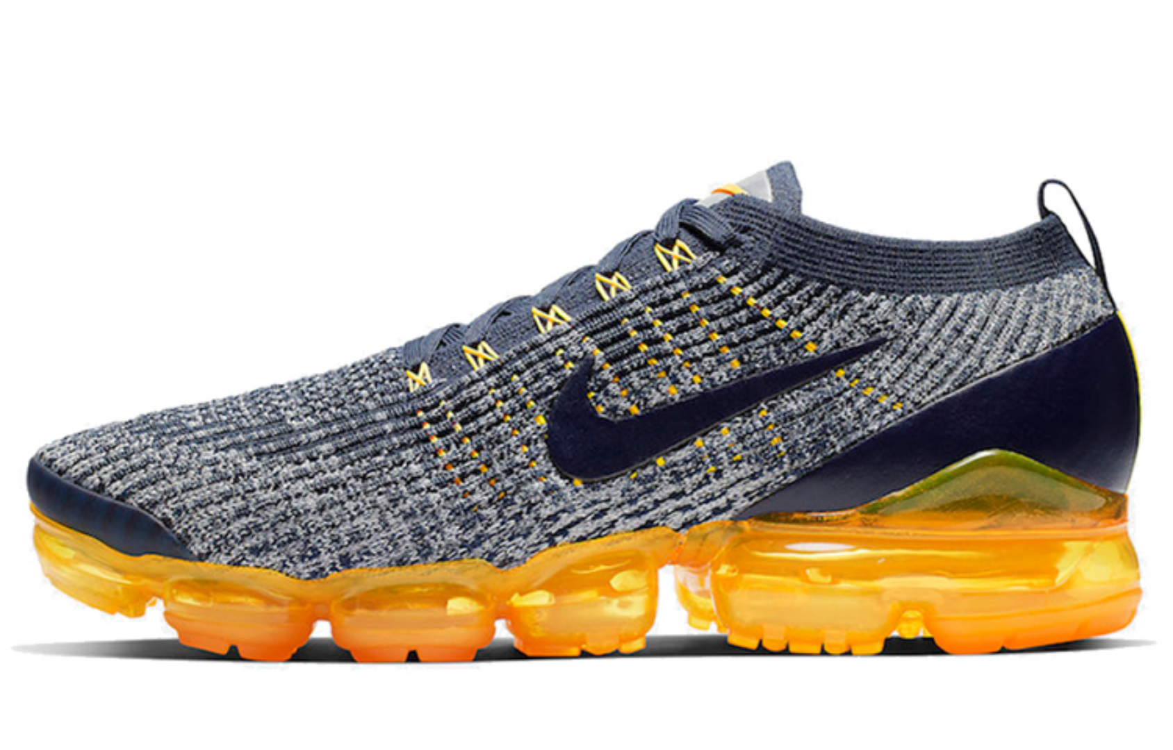 Фото № 1 с приближением к товару «‎Nike Air VaporMax Flyknit 3 'College Navy Orange'»