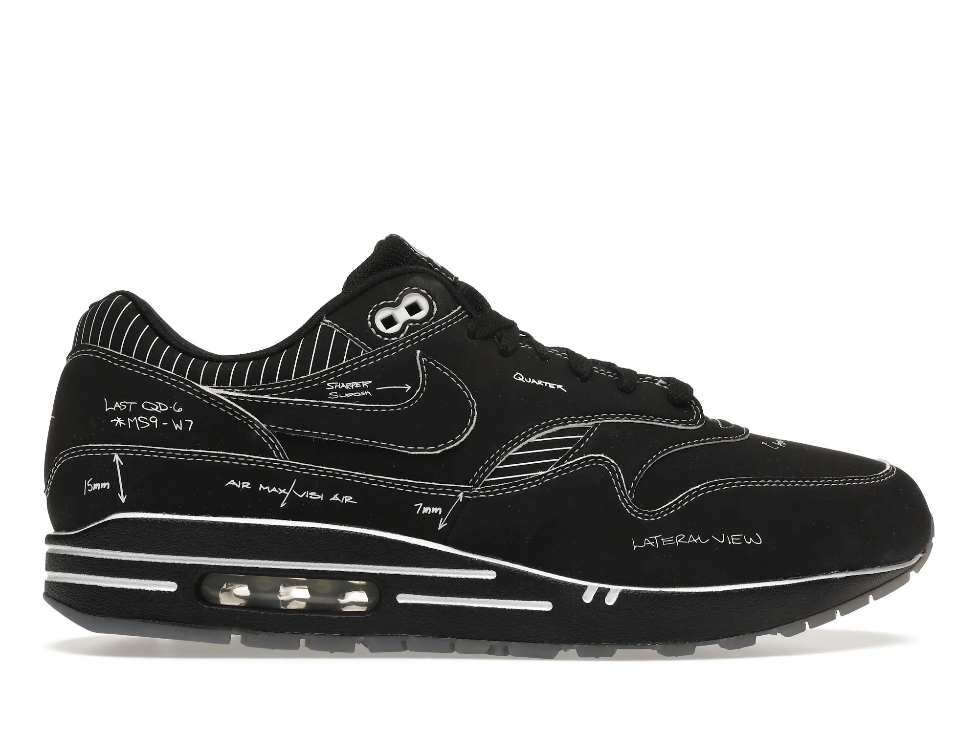 Фото № 1 с приближением к товару «‎Nike Air Max 1 Tinker Sketch to Shelf Black»