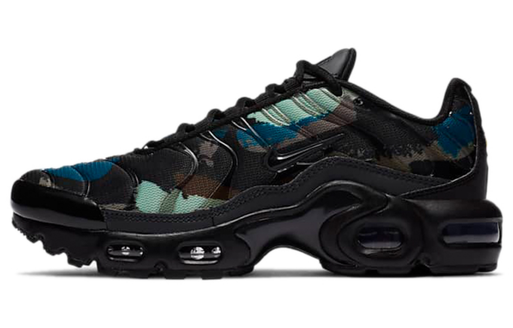Фото № 1 с приближением к товару «‎Nike Air Max Plus (GS) BlackBlue»