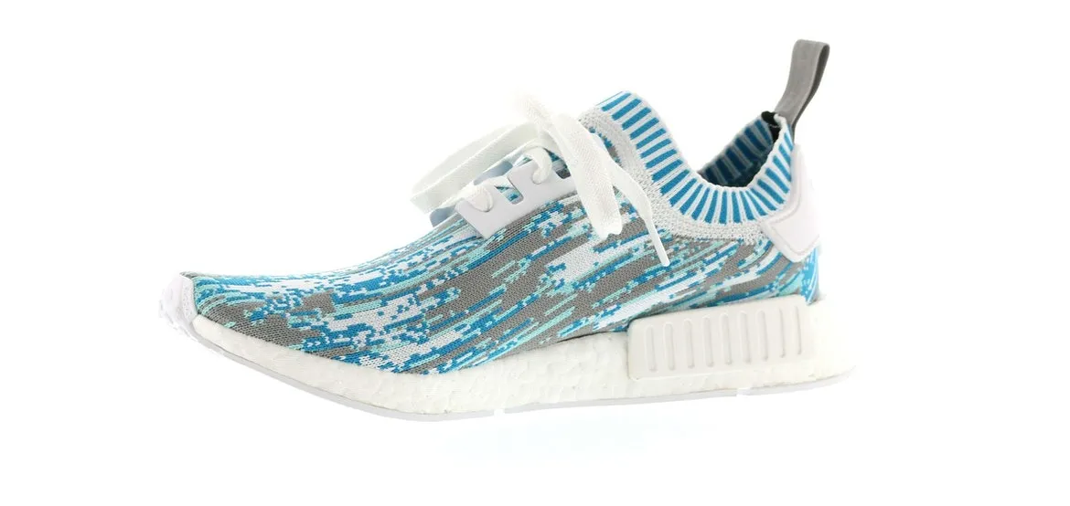 Фото № 3 с приближением к товару «‎adidas NMD R1 Sneakersnstuff Datamosh Clear Aqua»