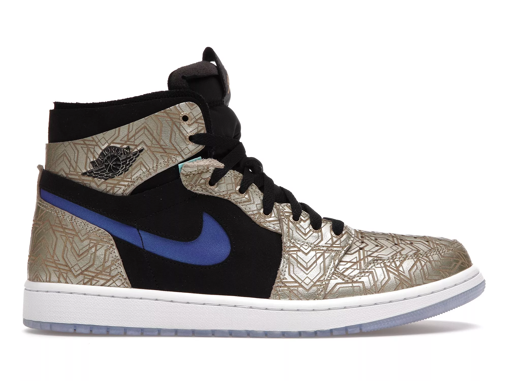 Фото № 1 с приближением к товару «‎Jordan 1 High Zoom Air CMFT Gold Laser»