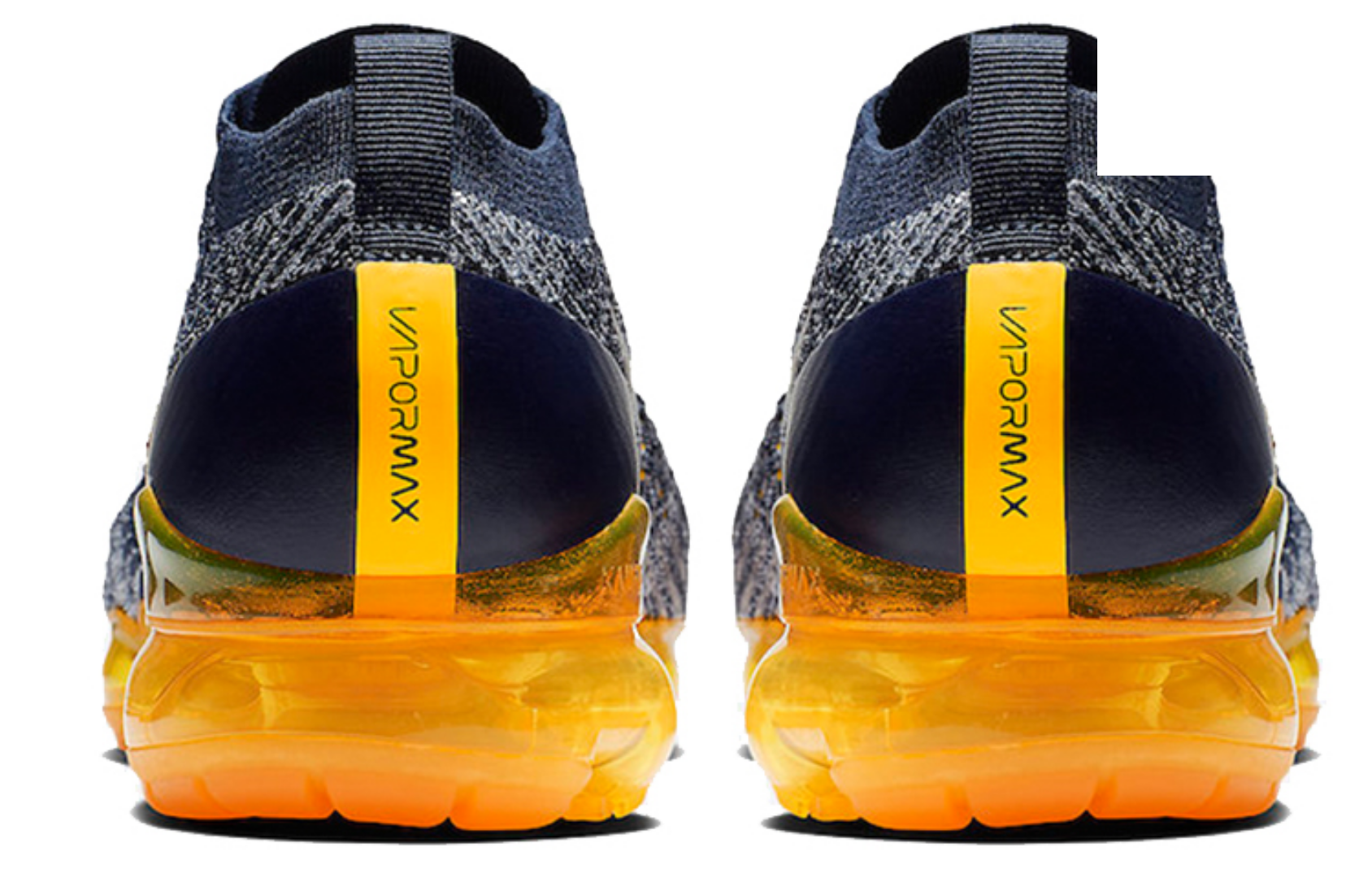 Фото № 4 с приближением к товару «‎Nike Air VaporMax Flyknit 3 'College Navy Orange'»