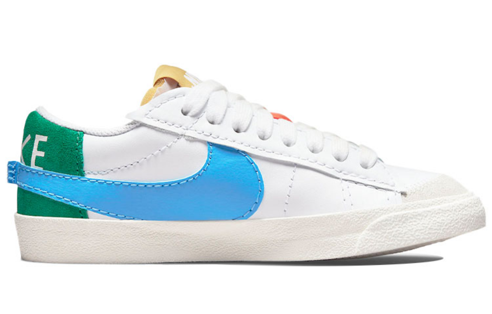 Фото № 2 с приближением к товару «‎Nike Blazer Low Jumbo Low-Top Sneakers WhiteBlue»