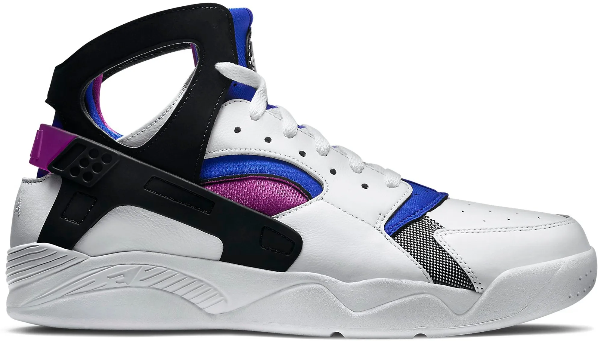 Фото № 1 с приближением к товару «‎Nike Air Flight Huarache OG White Bold Berry (2014)»