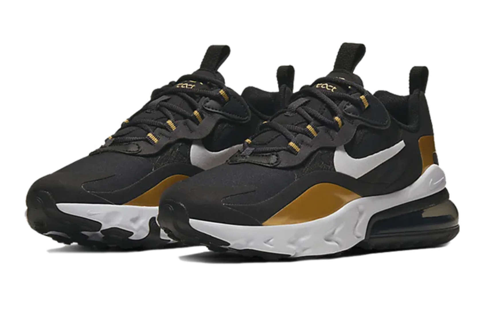 Фото № 3 с приближением к товару «‎Nike Air Max 270 React GS 'Metallic Gold'»