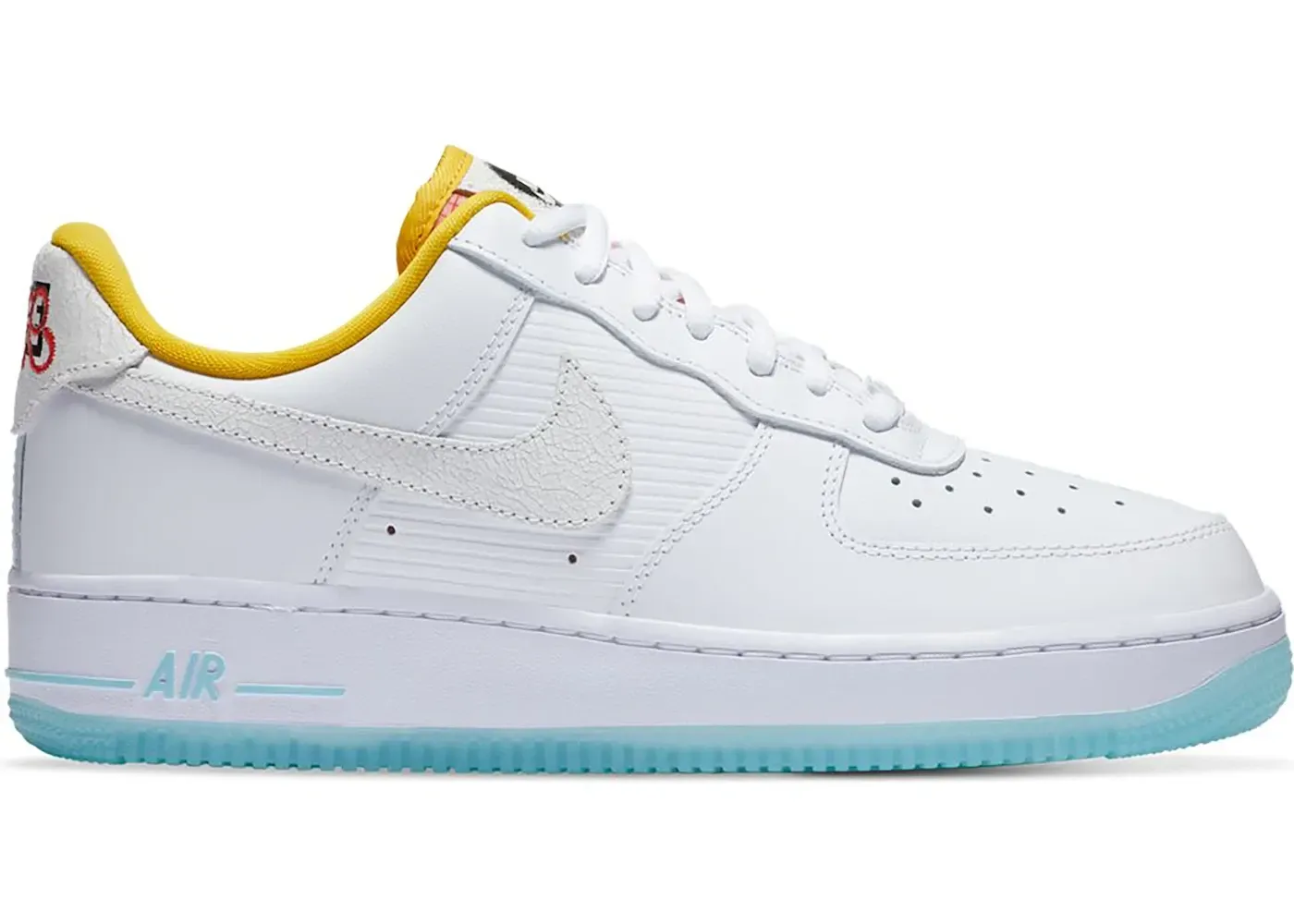 Фото № 1 с приближением к товару «‎Nike Air Force 1 Low White Dark Sulfur »