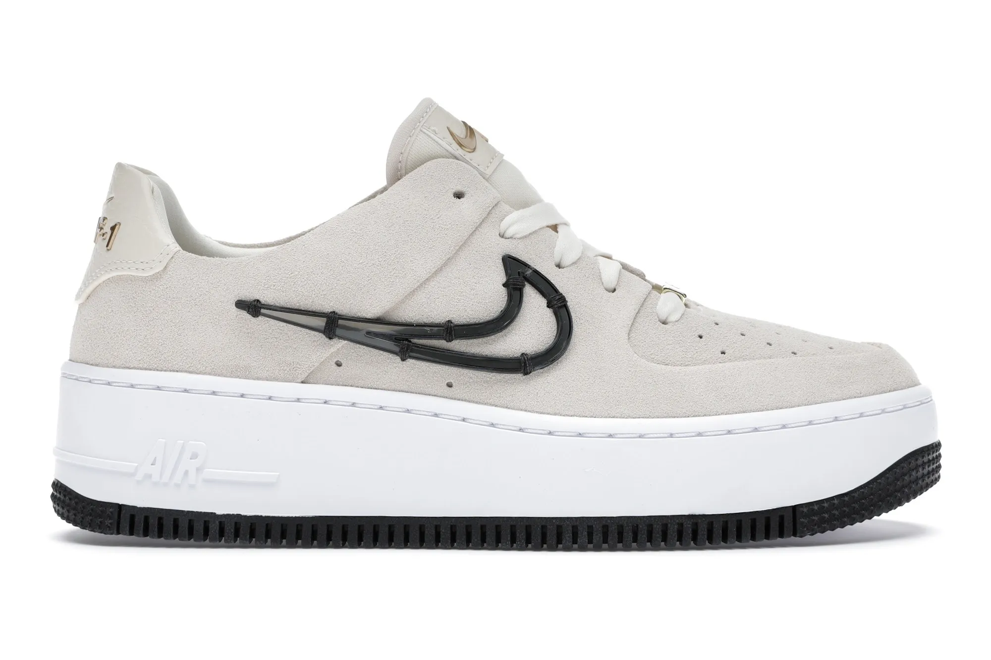 Фото № 1 с приближением к товару «‎Nike Air Force 1 Sage Low LX Light Cream Black »