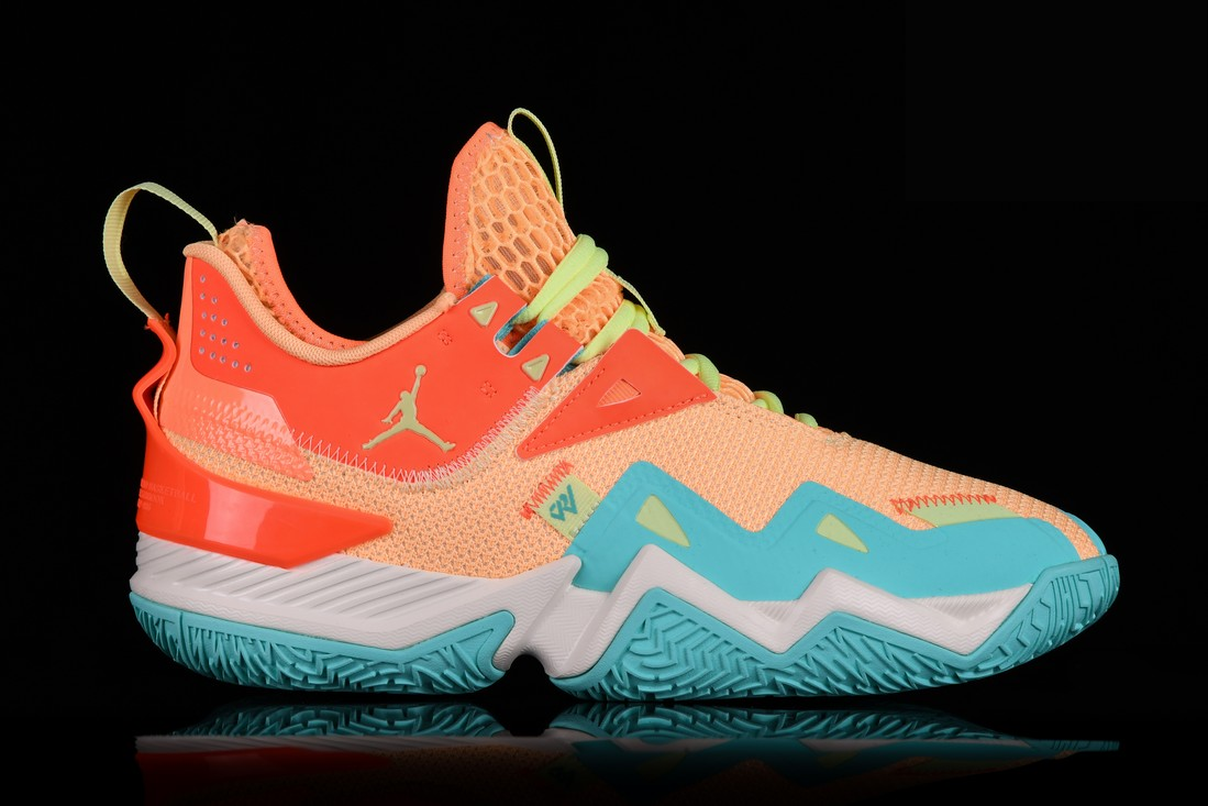 Фото № 1 с приближением к товару «‎Nike Air Jordan Westbrook One Take Mango Aqua »