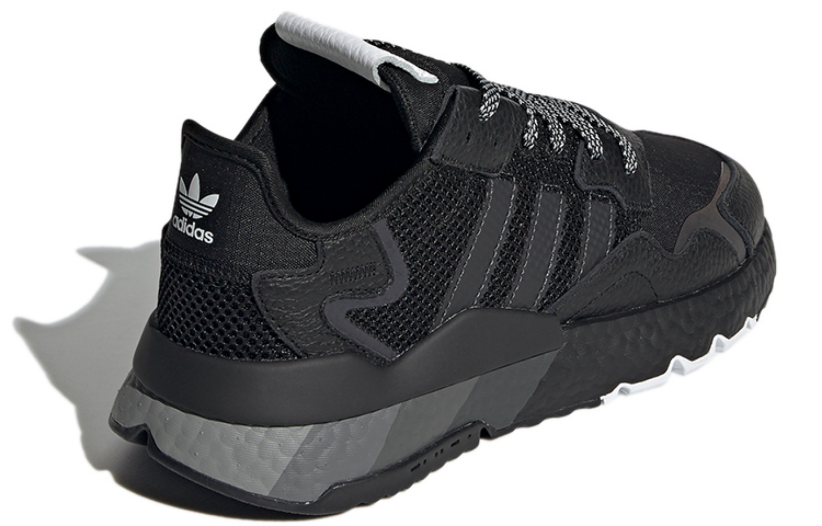 Фото № 4 с приближением к товару «‎adidas originals Nite Jogger BlackGreyPurple»