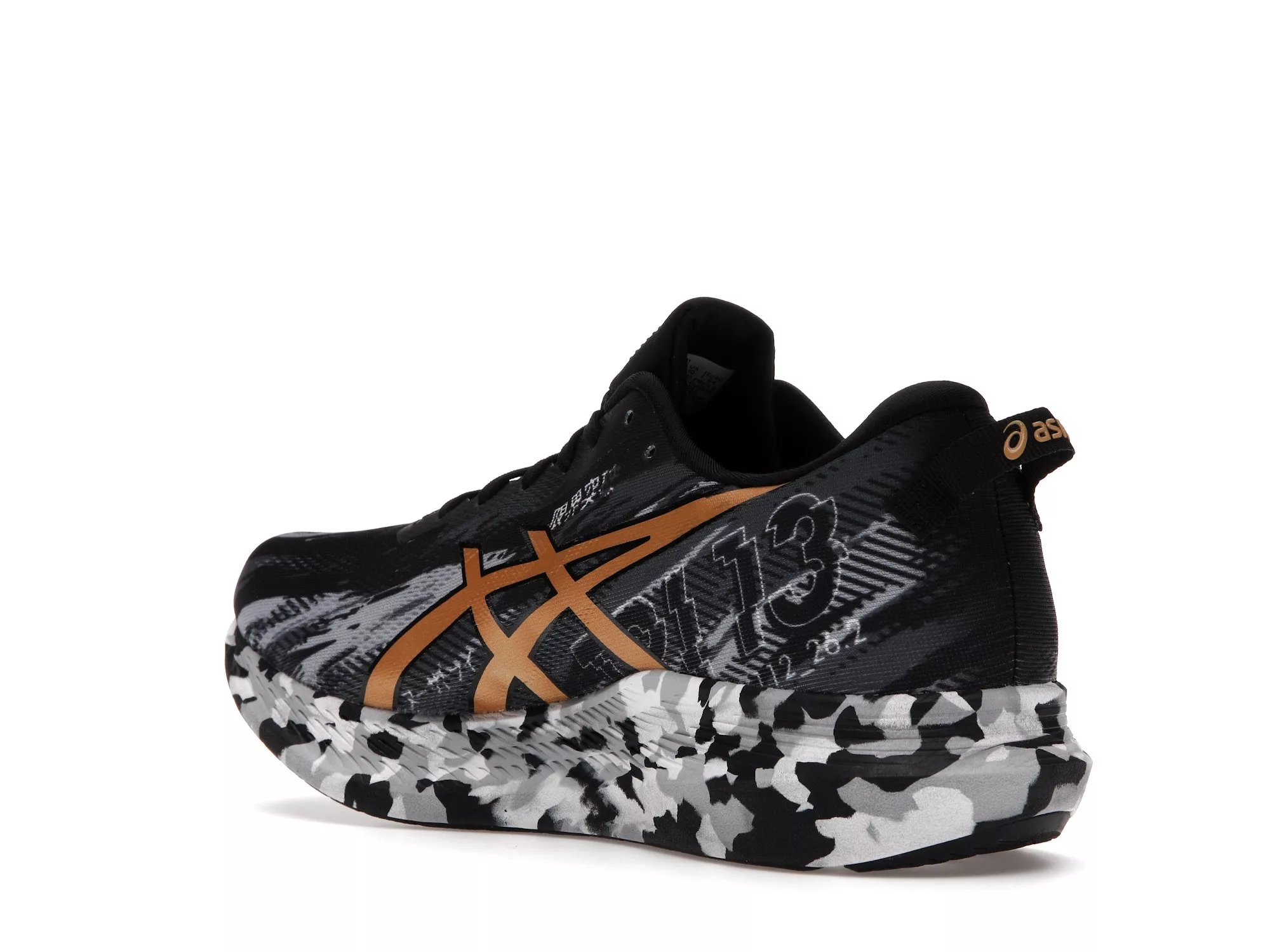 Фото № 4 с приближением к товару «‎ASICS Noosa Tri 13 Black Pure Gold»