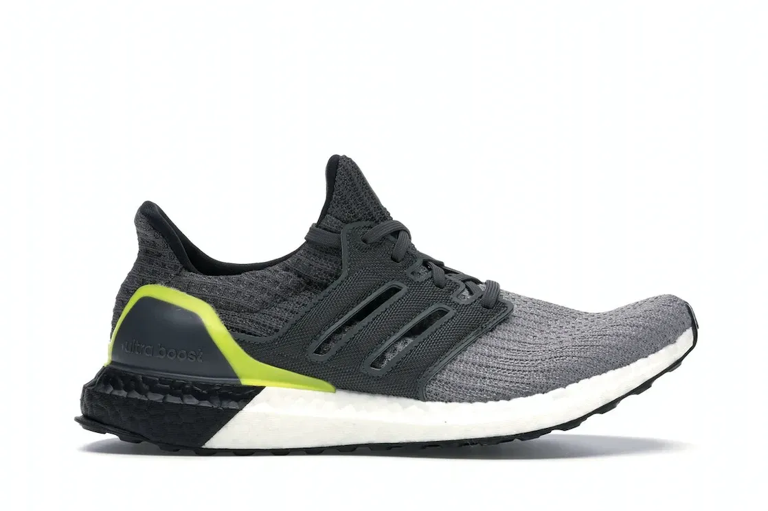 Фото № 1 с приближением к товару «‎adidas Ultra Boost 4.0 Grey Black Yellow»