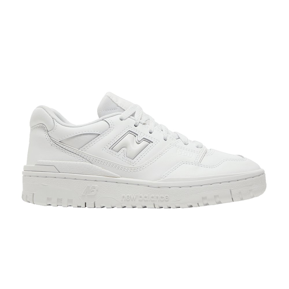 New Balance 550 Big Kid Triple White