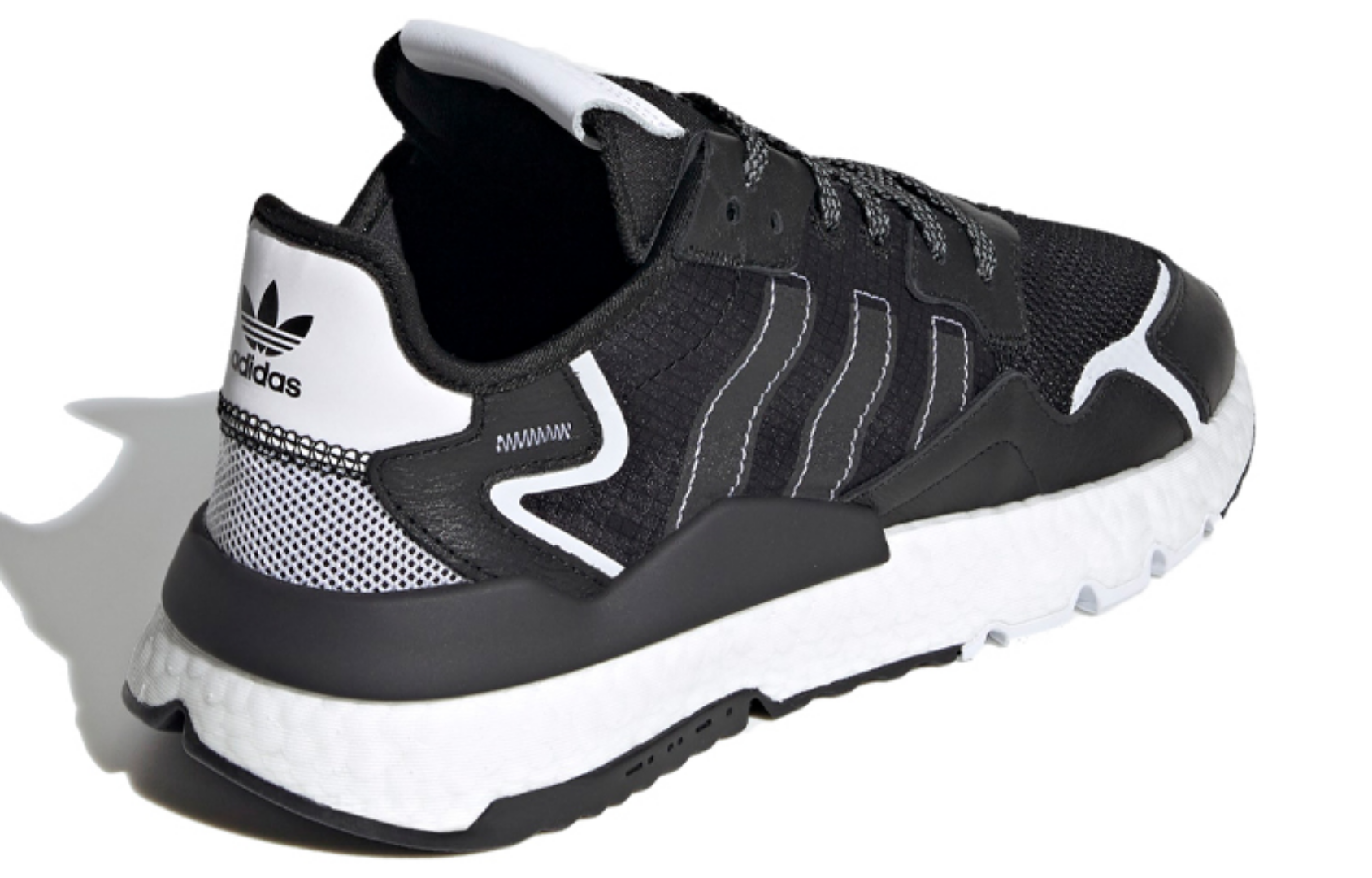 Фото № 4 с приближением к товару «‎adidas originals Nite Jogger BlackWhite»