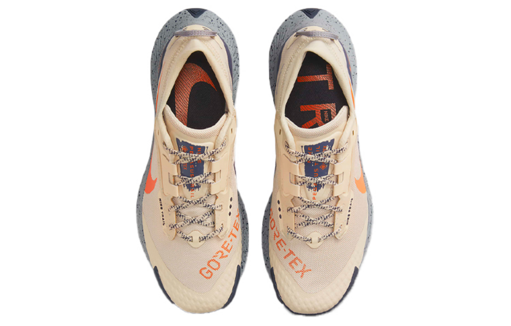 Фото № 4 с приближением к товару «‎Nike Zoom Pegasus Trail 3 GTX Low-Top Running Shoes Rattan Yellow»