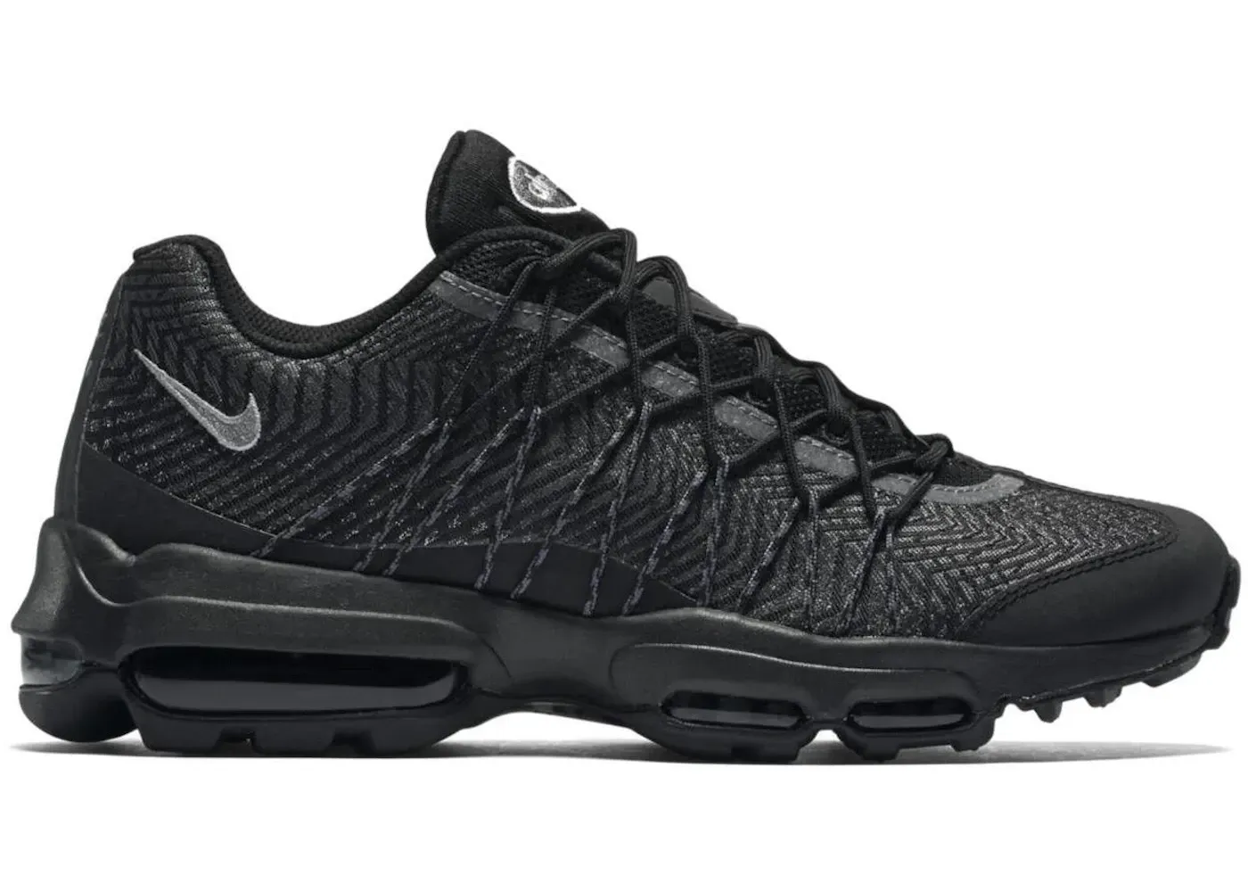 Фото № 1 с приближением к товару «‎Nike Air Max 95 Jacquard Black Silver»