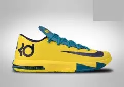 Nike KD VI Sonic Teal Navy  - 1