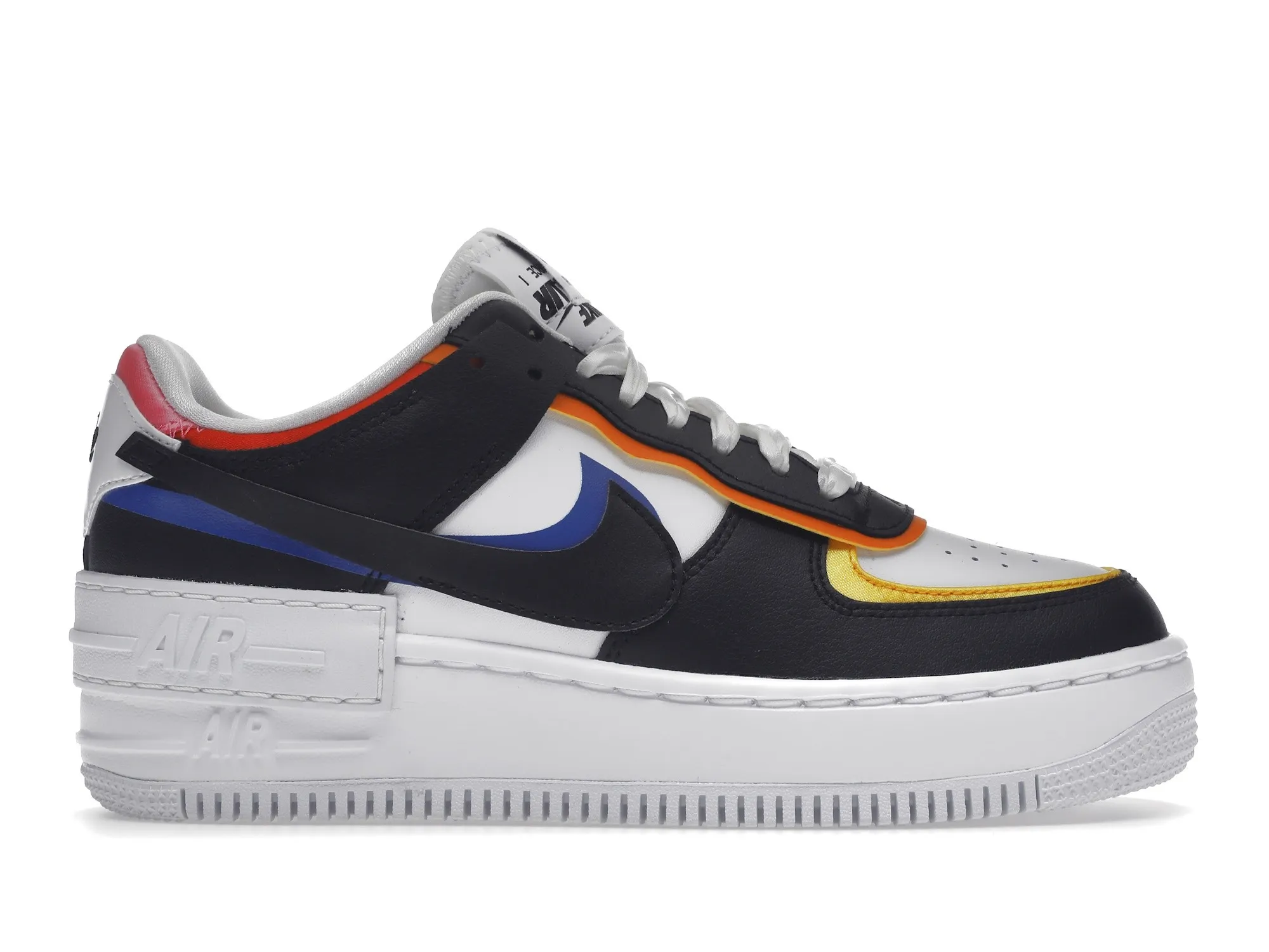 Фото № 1 с приближением к товару «‎Nike Air Force 1 Low Shadow White Black Multi-Color »