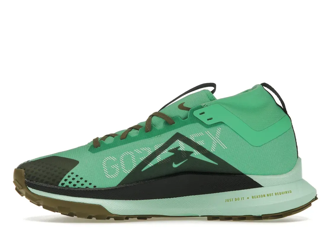 Фото № 3 с приближением к товару «‎Nike React Pegasus Trail 4 Gore-Tex Spring Green Olive Flak Mint Foam Black»
