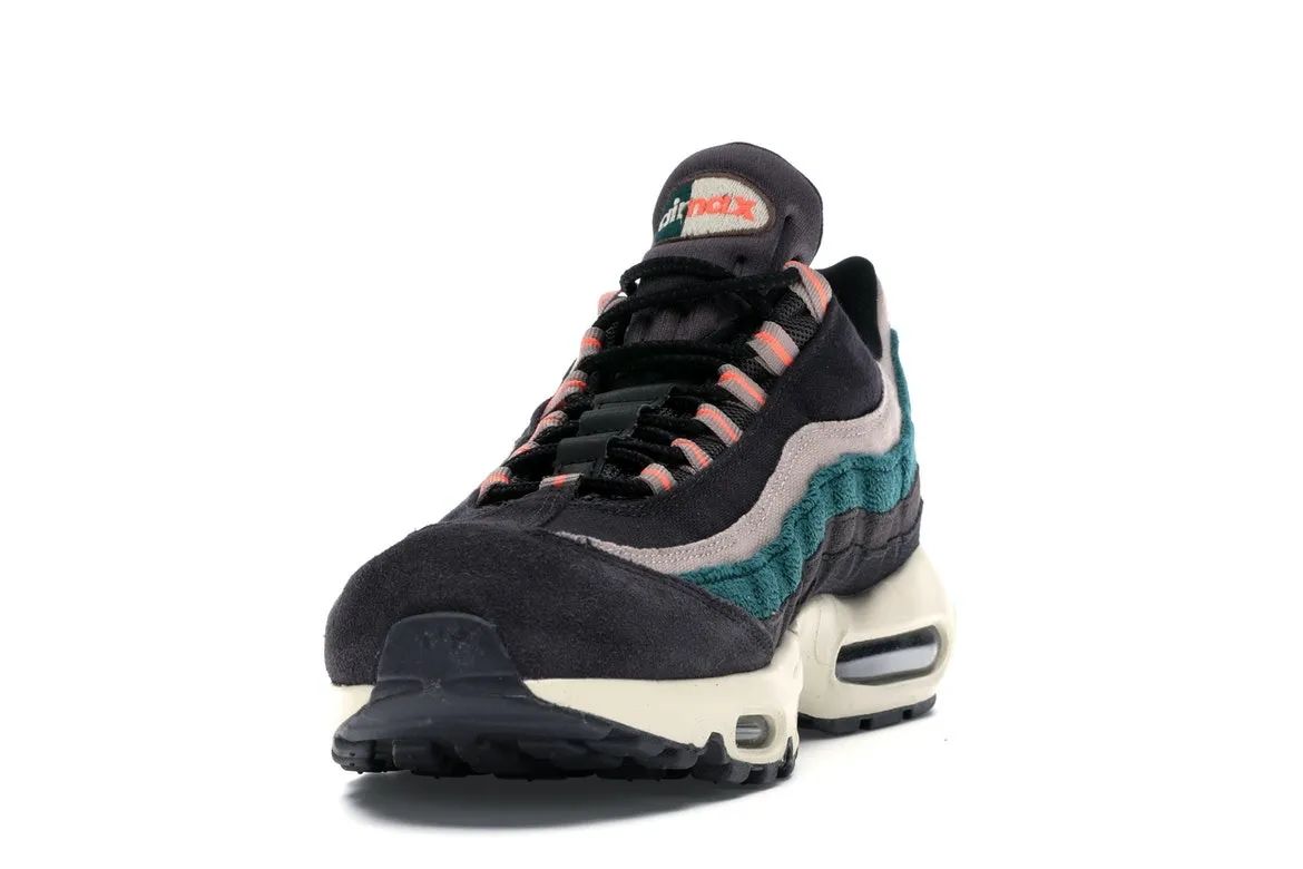 Фото № 2 с приближением к товару «‎Nike Air Max 95 Grey Rainforest Bright Mango»