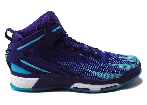 Фото № 1 с приближением к товару «‎adidas D Rose 6 Boost Primeknit Purple Blue»