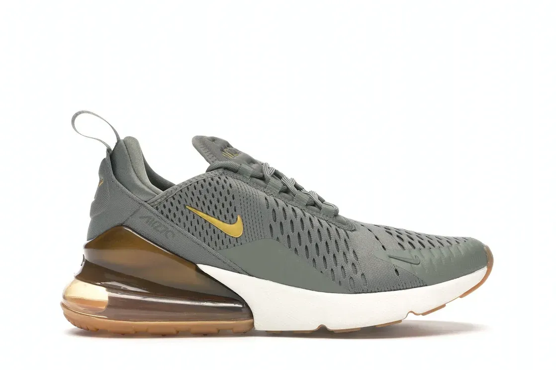 Фото № 1 с приближением к товару «‎Nike Air Max 270 Dark Stucco Metallic Gold »