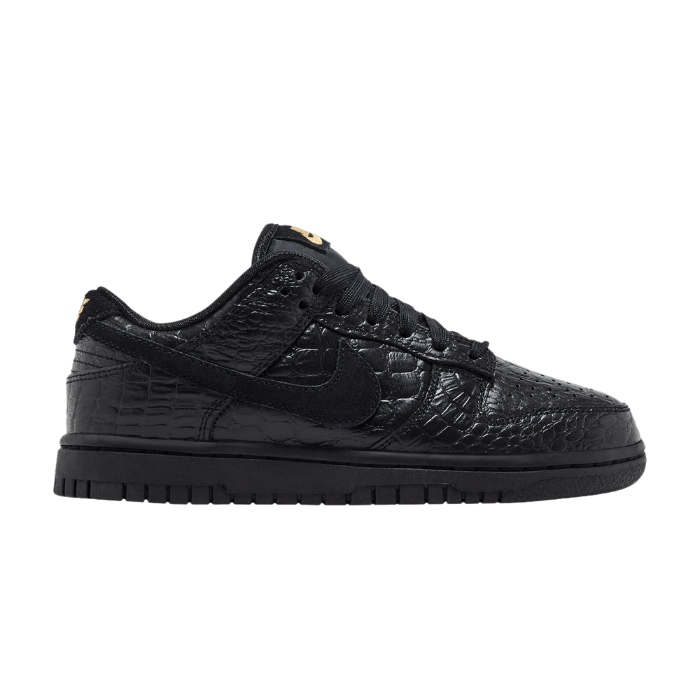 Nike Women's Dunk Low Black/Metallic Gold/Off Noir/Black